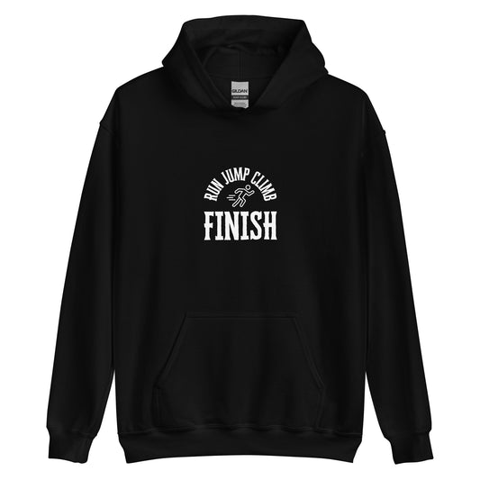 #RunJumpClimbFinish Hoodie